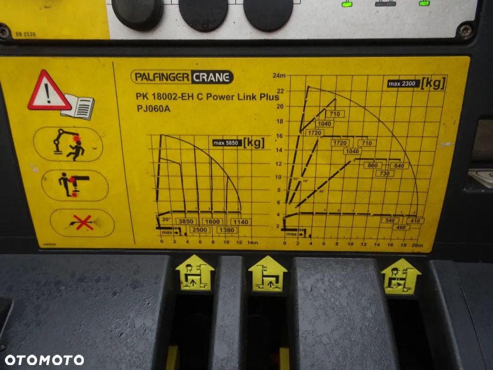 Mercedes-Benz Actros 2542 MP4 EURO 6 HDS Palfinger PK 18002 JIB firanka sprowadzony z Niemiec stan idealny zestaw z przyczepa - 14