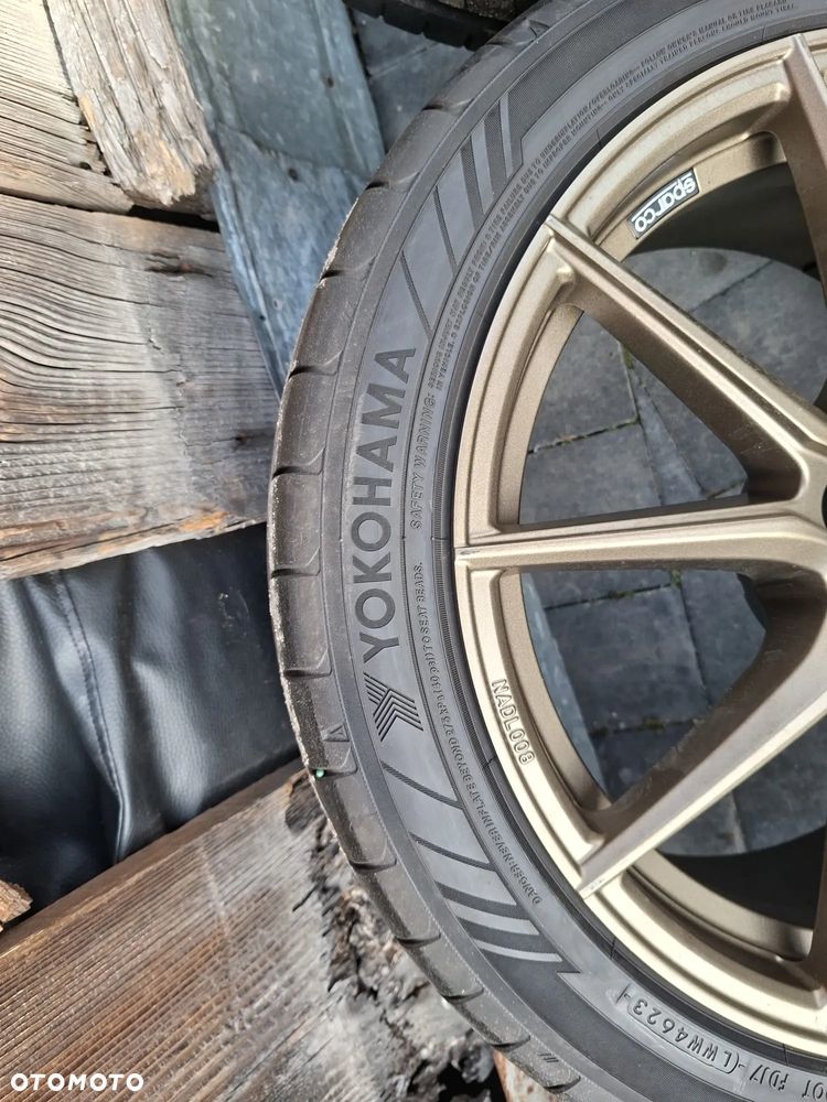 FELGI SPARCO DRS 5x112 8x18 ET35 Rally Bronze SUBARU 09/23r Opony YOKOHAMA - 4
