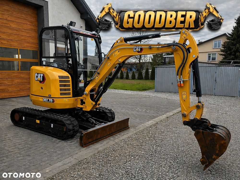 Caterpillar CAT 302.7 D CR mini koparka szybkozłącze 3 łyżki piękna serwisowana 1 wł JCB sprowadzona - 2