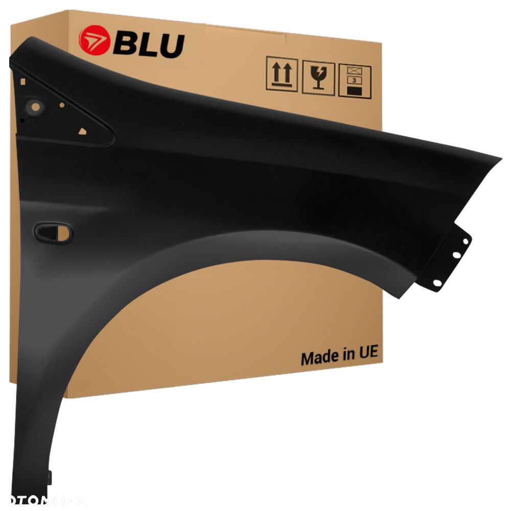 BLU Błotnik FIAT BRAVO II 2 891B Prawy Przód Czarny SchwarzProvoker - 1