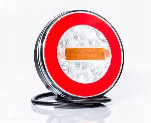 Lampa tylna 3 funkcje LAWETA, PRZYCZEPKA NEON - 1