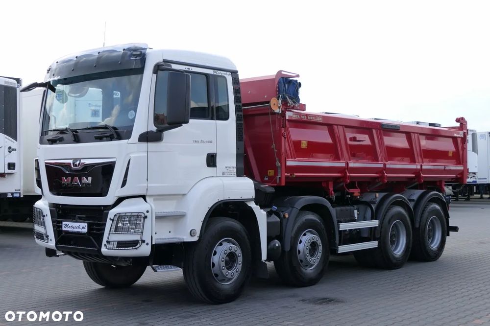 MAN TGS 35.460 / 8X4 / WYWROTKA 2 STR / BORDMATIC / MEILLER KIPPER / AUTOMAT / EURO 6 - 14