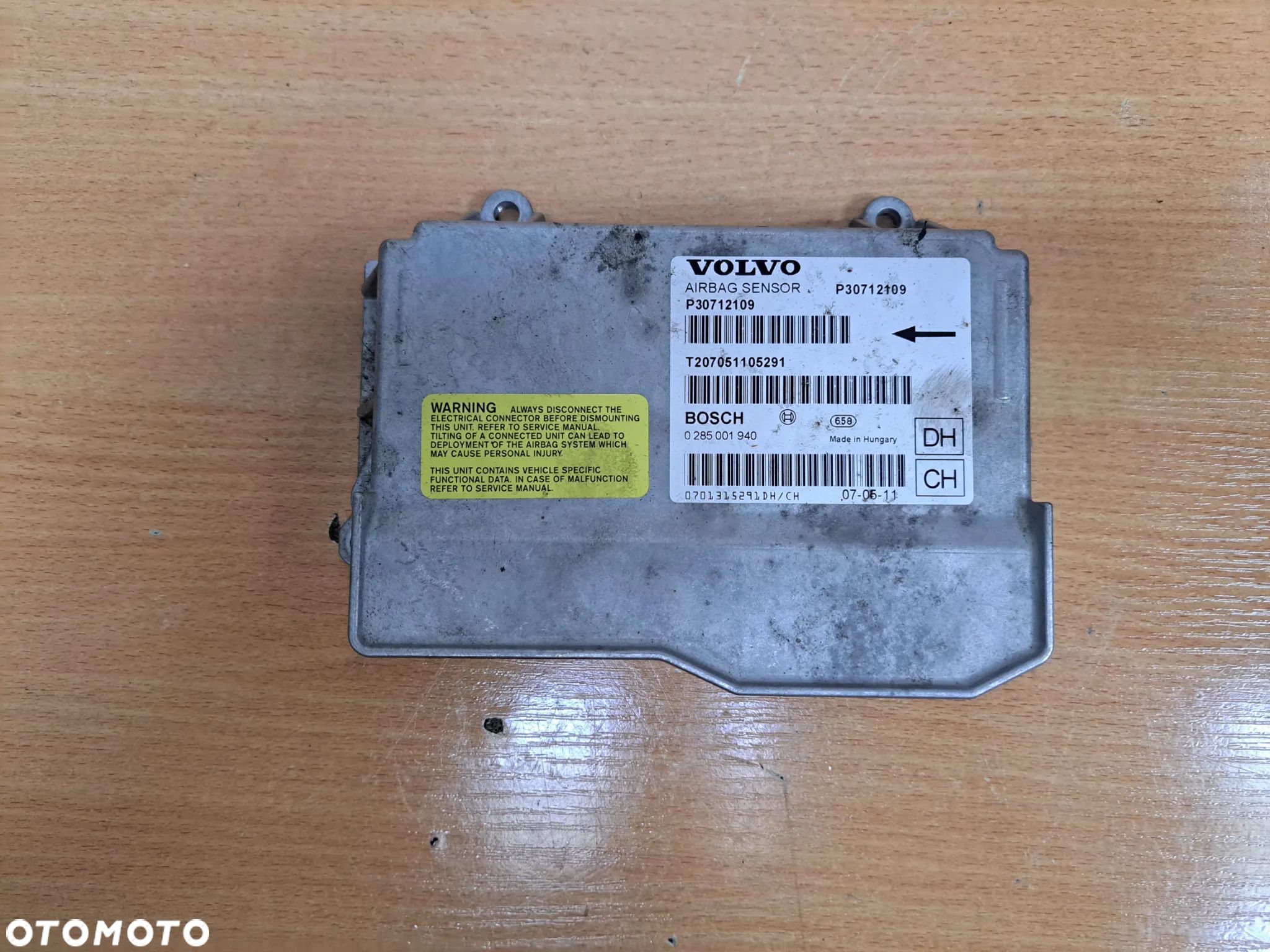 Moduł airbag VOLVO XC70 CROSS COUNTRY 30712109 - 1