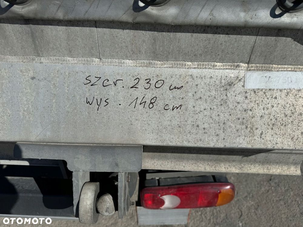 Master Ducato Boxer winda zabudowa firanka DHOLLANDIA 8 paletowa - 11