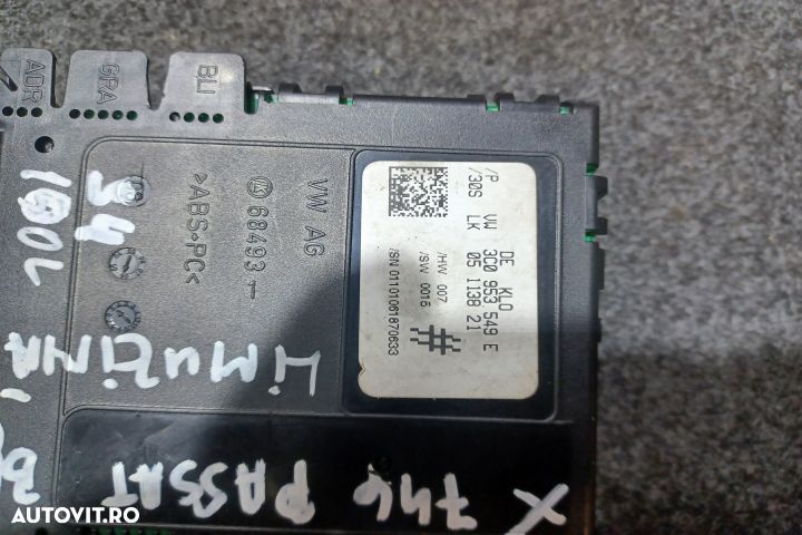 Modul / Calculator coloana de volan 3C0953549E Volkswagen VW Passat B - 3