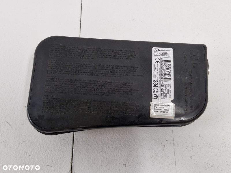 FIAT 500X PODUSZKA POWIETRZNA FOTELA PRAWY PRZÓD PRZEDNIA 52026349 - 1