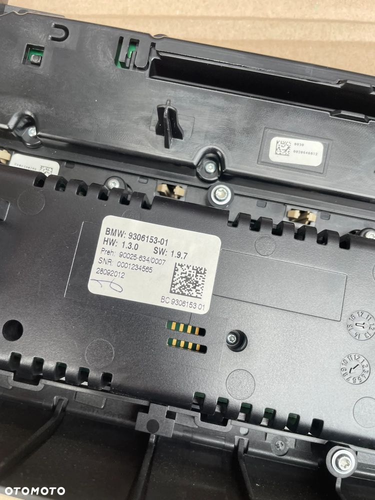 bmw f10 f11 radio cd czytnik panel klimatyzacji monitor cic 929035801 - 5