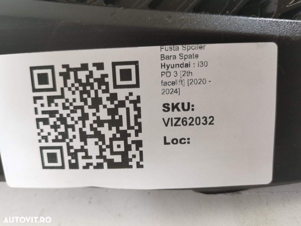 Fusta Spoiler Bara Spate Hyundai  i30 PD 3 [2th facelift] 2020 2021 20 - 8