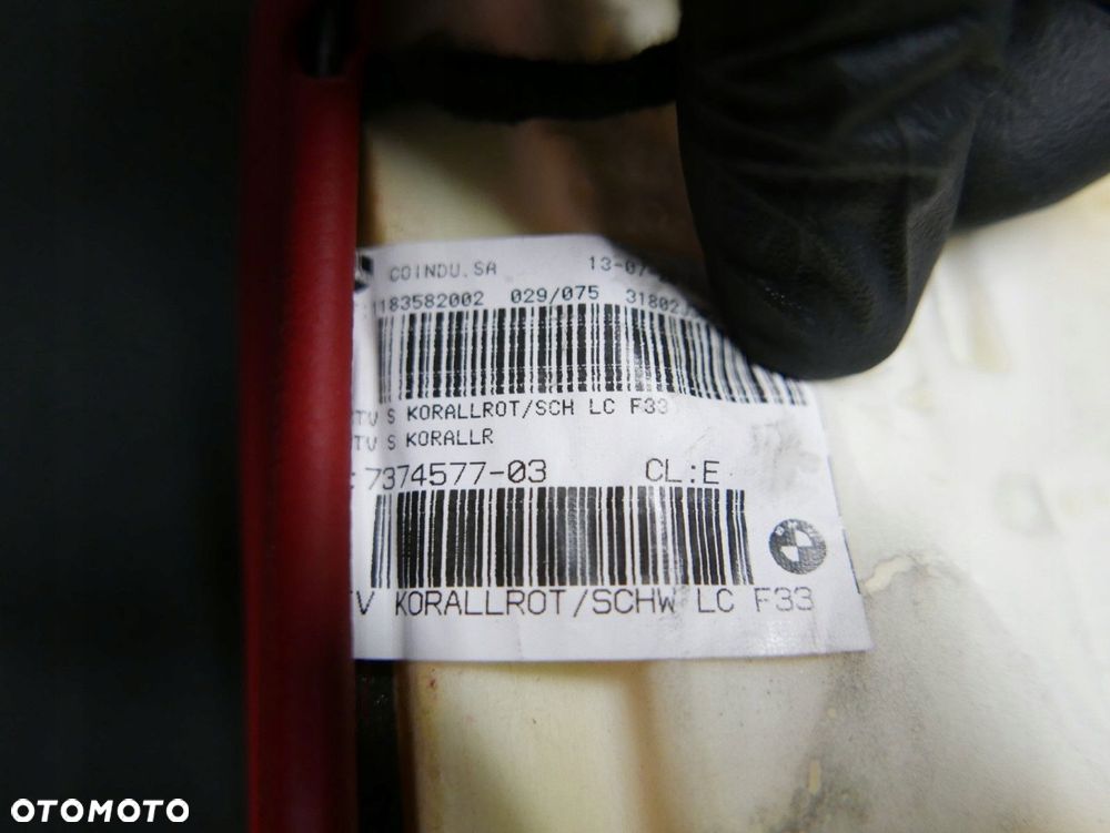 bmw f33 siedzisko fotela przód prawe 7327582 rot - 9