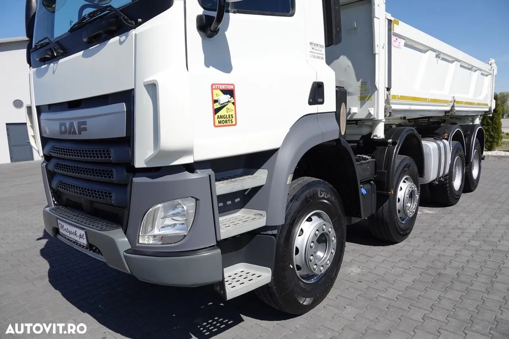 DAF CF 460 / 8x4 / BASCULATOR / HYDROBRADNA / BORDMATIC / IMPORTAT - 13