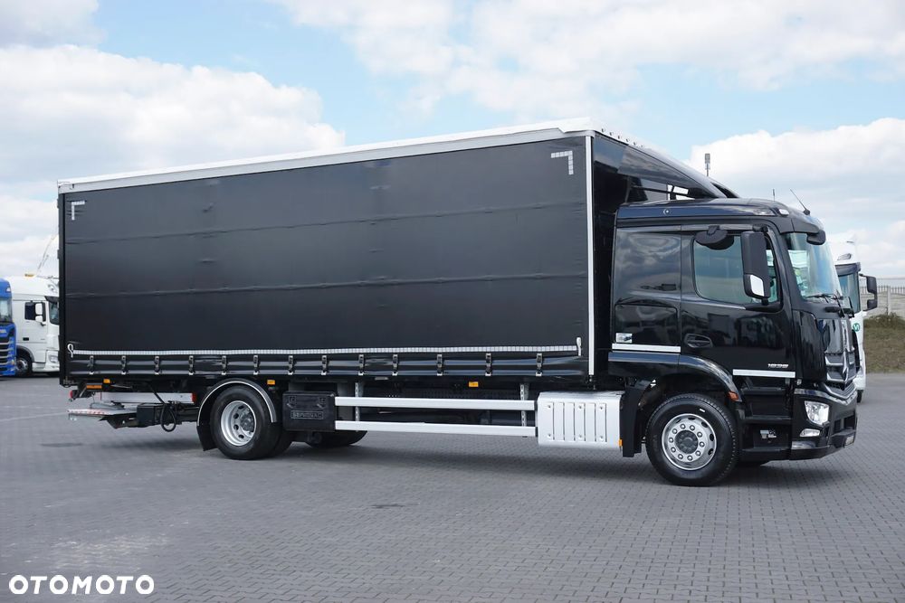 Mercedes-Benz ACTROS / 1835 / ACC / E 6 / FIRANKA + WINDA / 21 PALET / DŁ. 8,4 M - 4