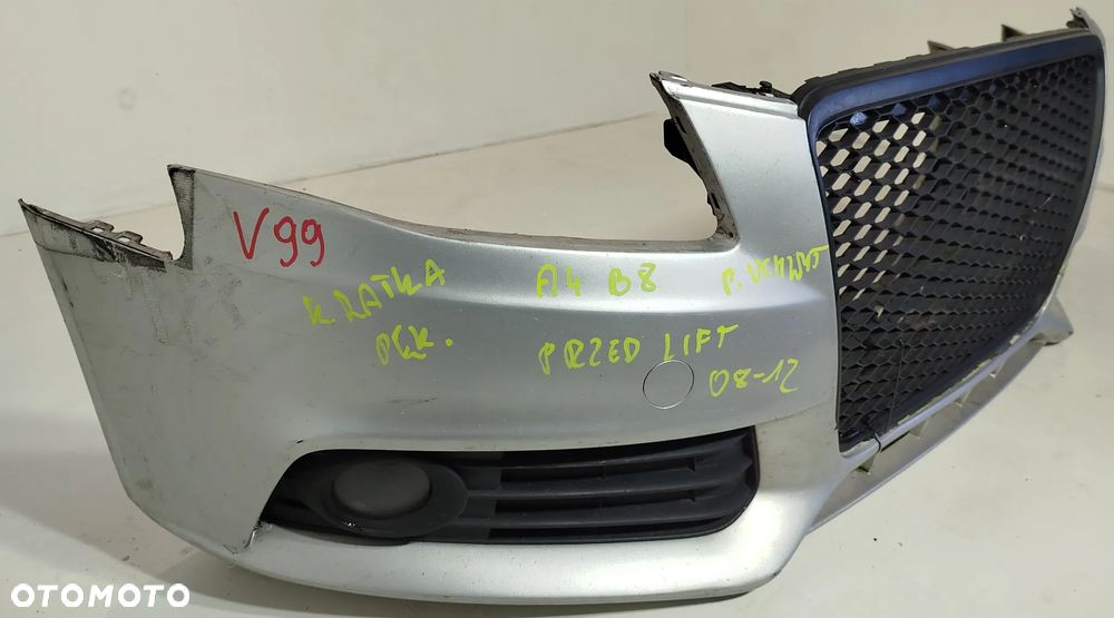 Zderzak przedni przód grill AUDI A4 B8 07-15 - 3