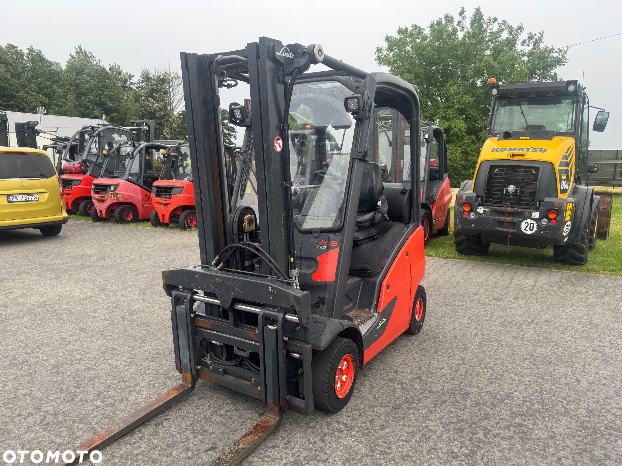 Linde Linde H16 Evo 7150mth  triplex pozycjoner przesuw  4 sekcje wolny skok h20 h18 toyot - 1