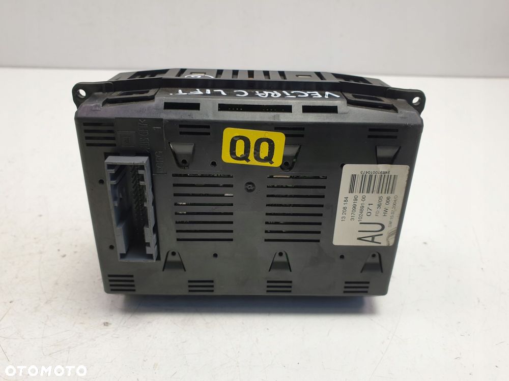 Opel Vectra C WYŚWIETLACZ RADIA Ekran13208184 - 7