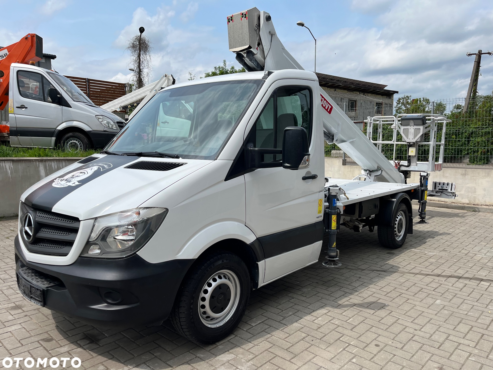 Mercedes-Benz Podnośnik Koszowy Zwyżka Dino 230VT 23 metry 15 metrów bok Mega zasięgi!! Jak Ruthmann Wumag Gsr Sterowanie z Pilota !! - 2