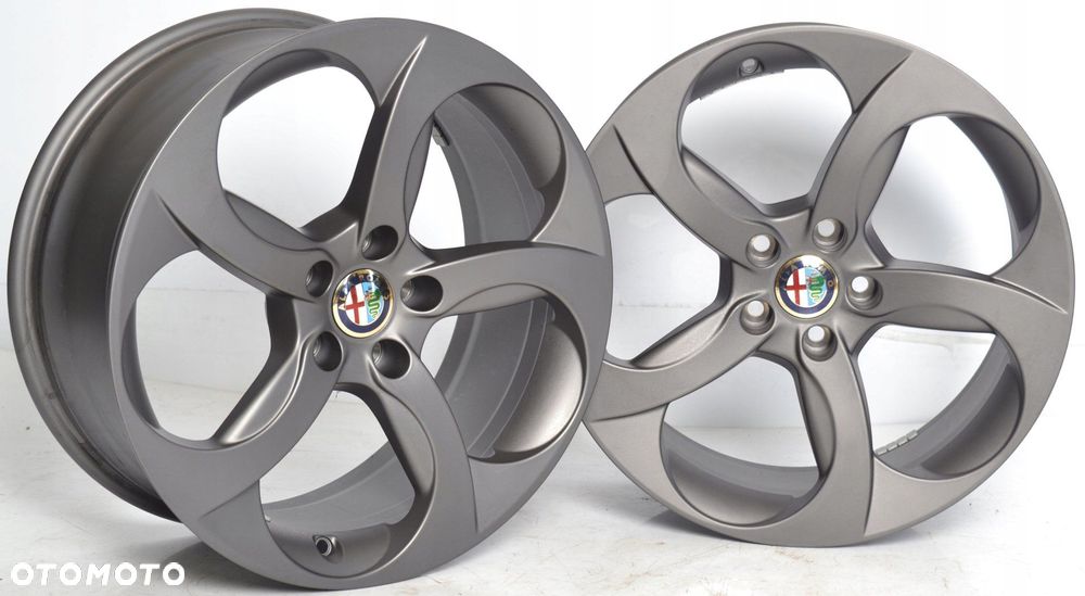 4X Felgi 18" 5X110 Oryginał Alfa Romeo Giulia Grafitowy Mat - Komplet - 4
