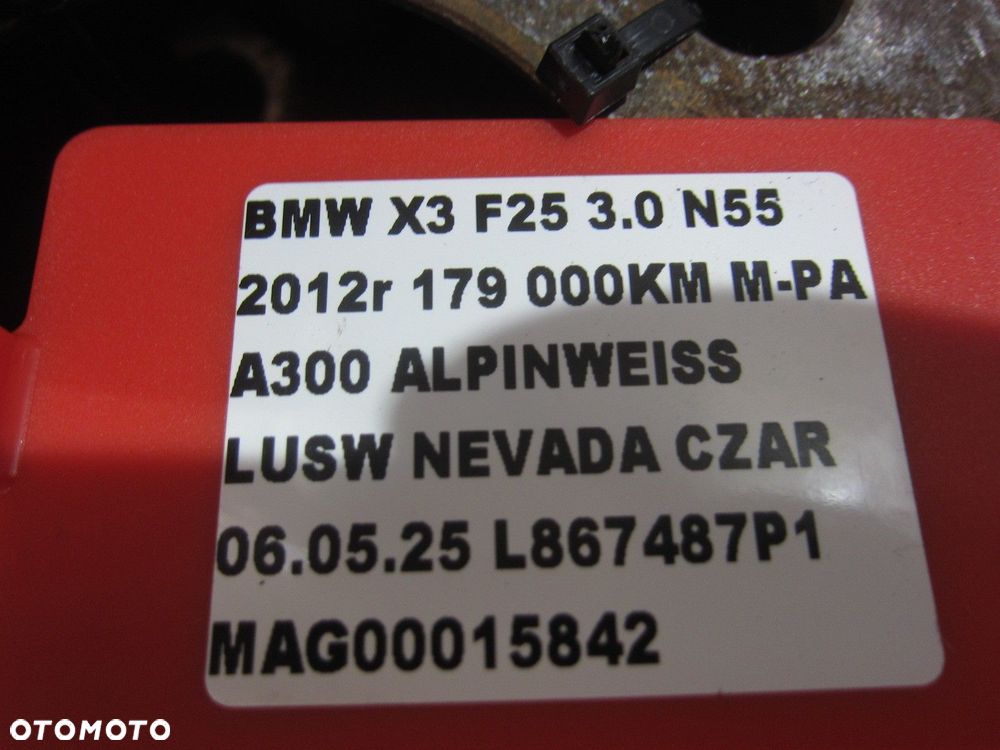 BMW X3 F25 X4 F26 TARCZE HAMULCOWE TYLNE TYŁ 34206886482 6886482 330X20 - 13
