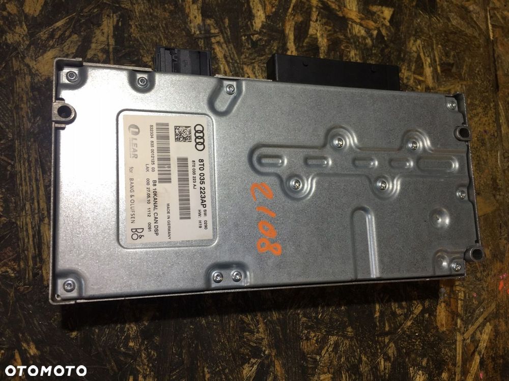 A4 B8 A5 8T WZMACNIACZ BANG OLUFSEN 8T0035223AP - 5