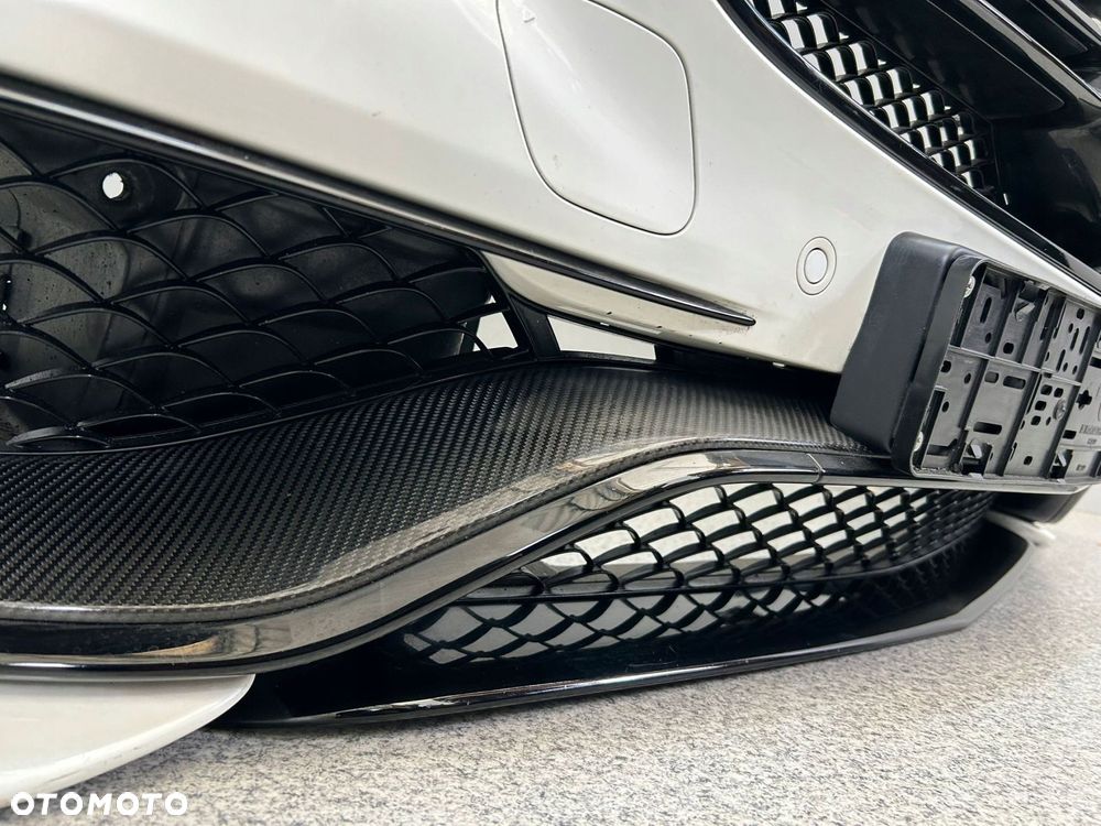 MERCEDES S KLASA COUPE W217 63 S63 AMG ZDERZAK PRZÓD CARBON BLACK - 5