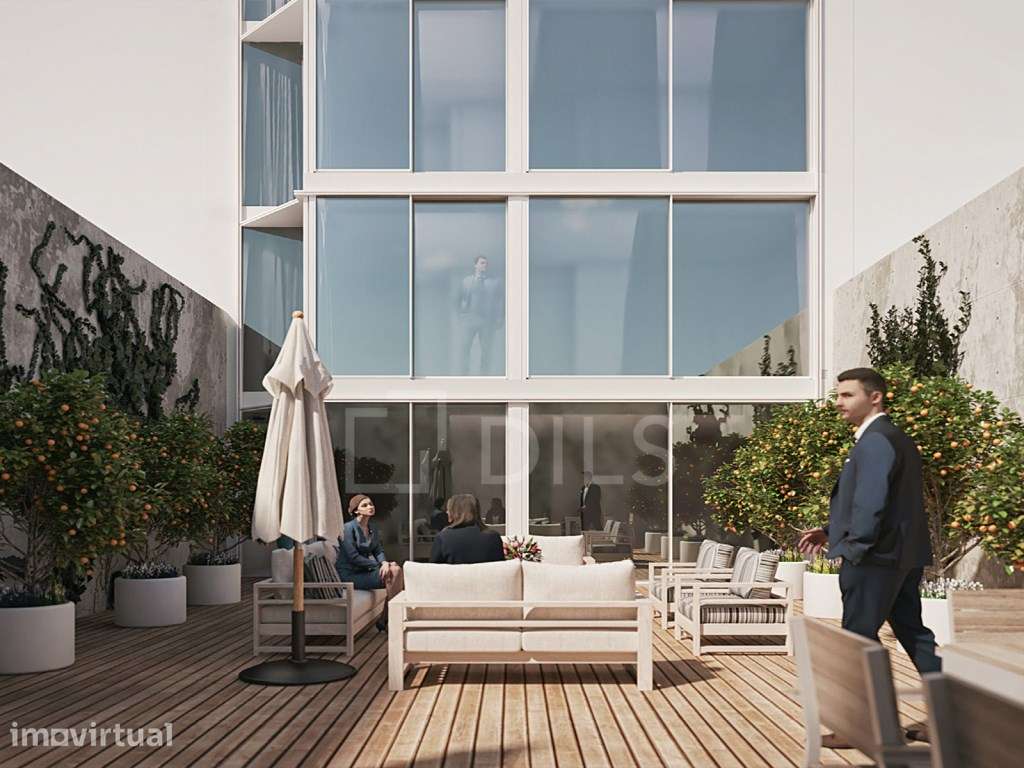 Apartamento T1 com terraço, em novo empreendimento, em Matosinhos - Grande imagem: 4/58