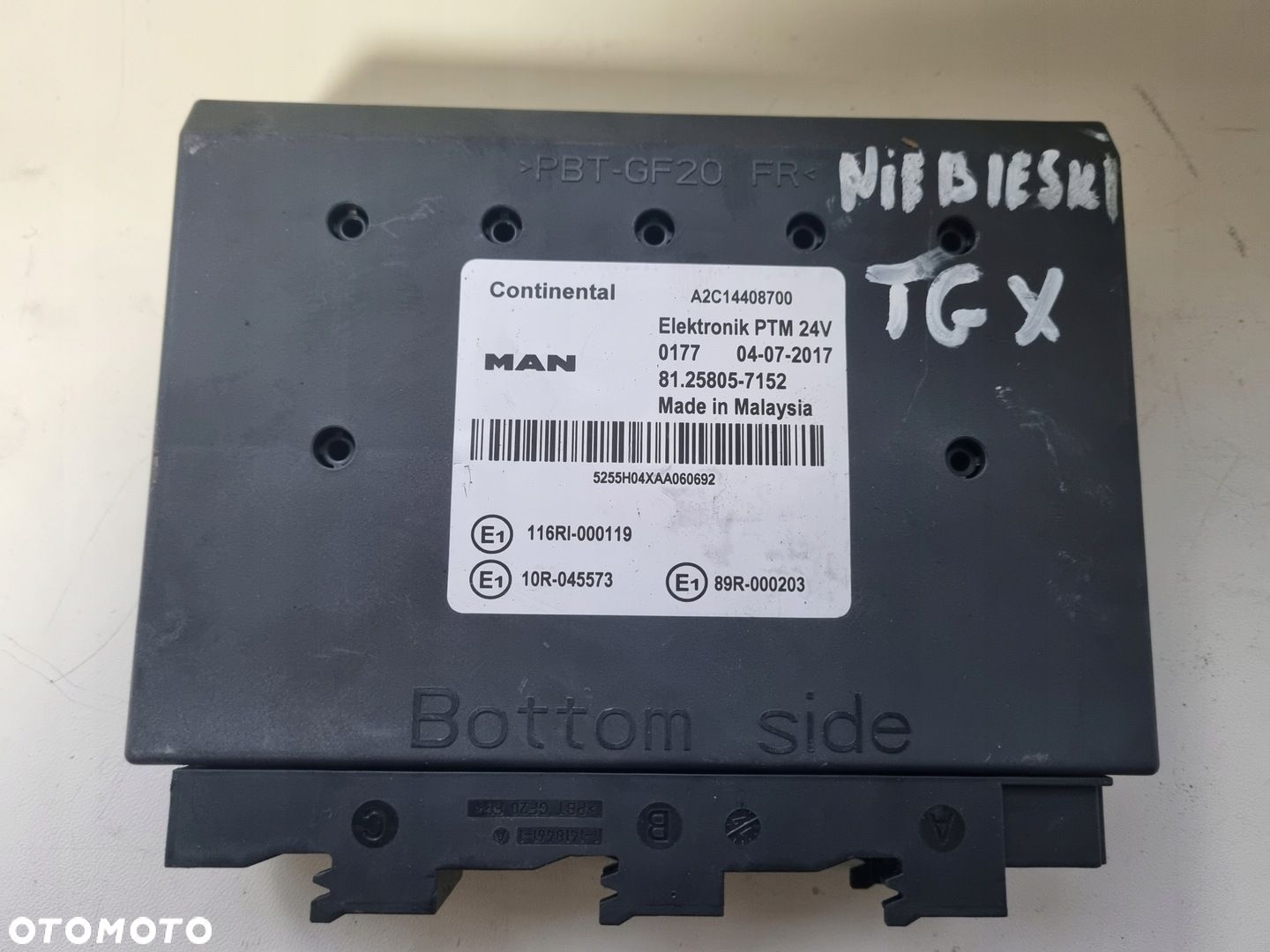 STEROWNIK KOMPUTER MODUŁ PTM MAN TGX TGS 81258057152 - 1