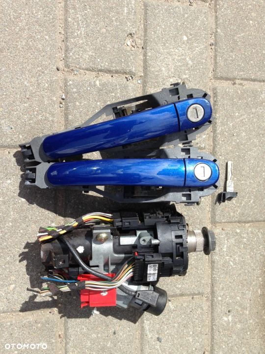 VW LUPO STACYJKA KLUCZYK ZESTAW WKŁADKI KLAMKI - 1