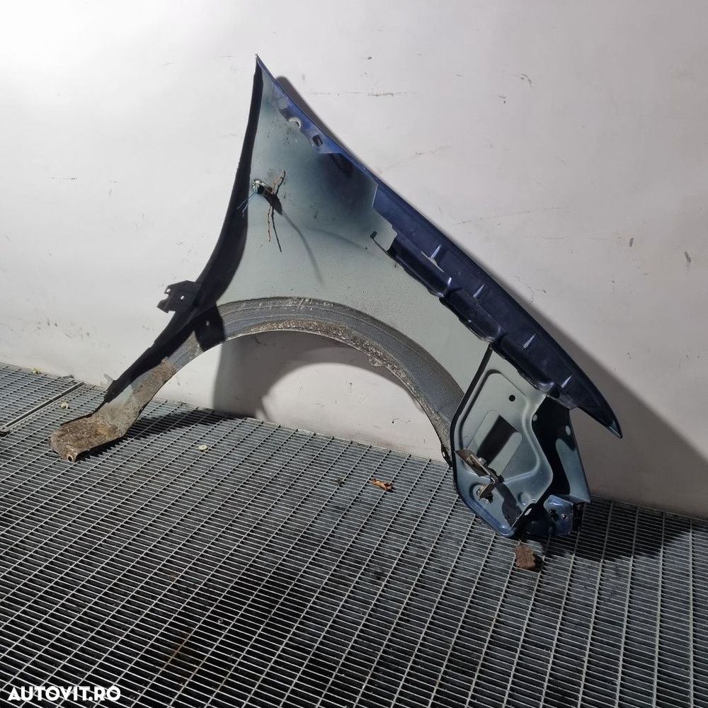 Aripa Stanga Fata Dacia Sandero 2 2012 - 2016 4 Usi Bleu Cosmos TERPR (1472) - 4