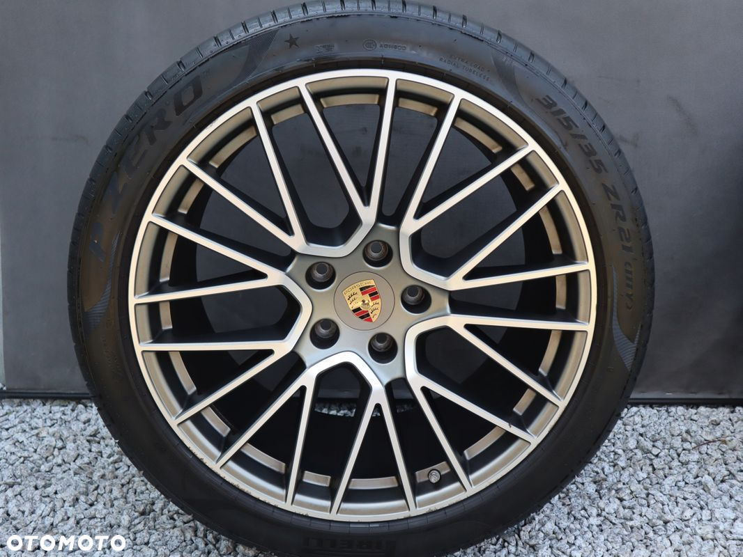 Koła Felgi Oryginalne Porsche Cayenne 21" 9Y0 RS Spyder Czujniki TPMS - 3