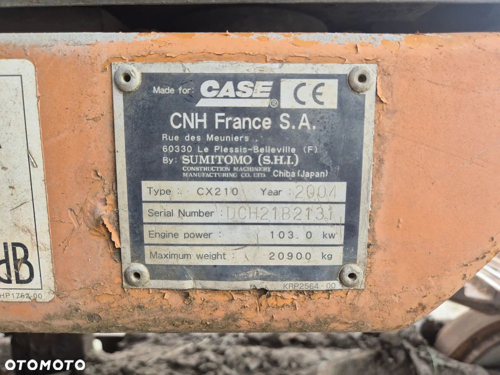 Case CX210 - 11