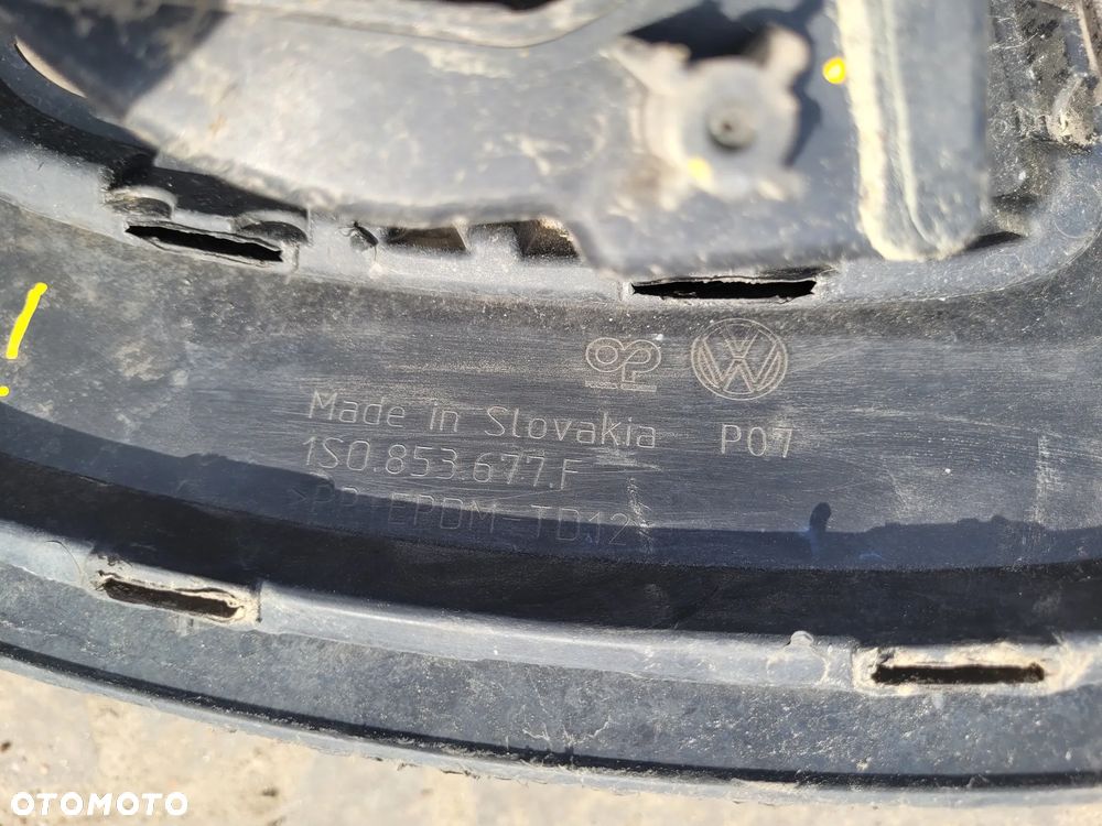 ATRAPA KRATKA ŚRODKOWA ZDERZAKA PRZÓD VW UP LIFT 1S0 16-19r - 3