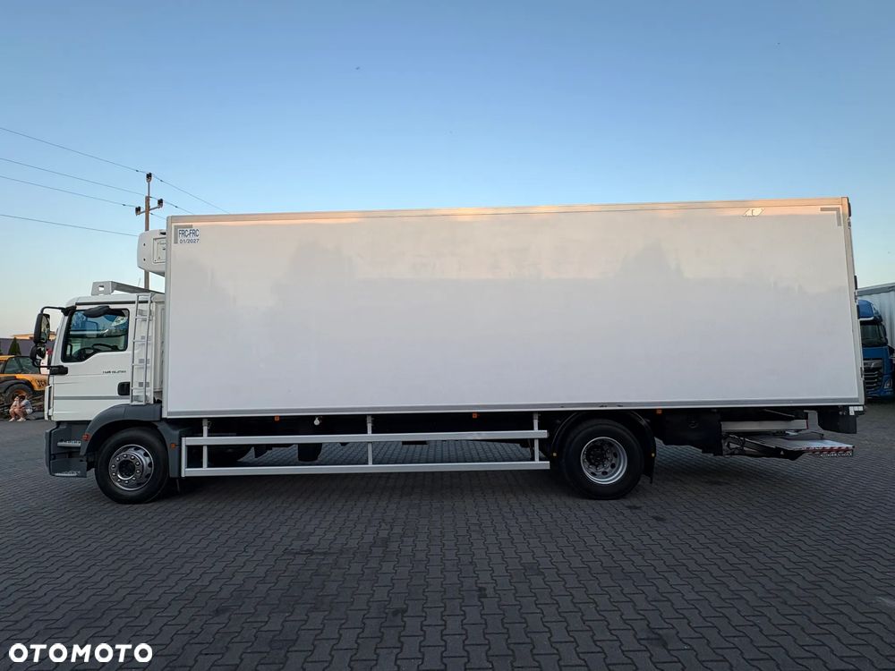 MAN TGM 18.290 ◼️ Chłodnia + Winda ◼️ 2018 ◼️ 329 tys. km ◼️ Automat ◼️ Carrier Supra 1150 Multitemp Silent ◼️ Drzwi boczne - 6