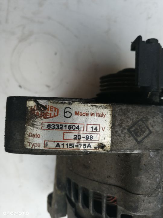 Alternator 63321604 Fiat Punto 1.1 1.2 8V 75A - 4