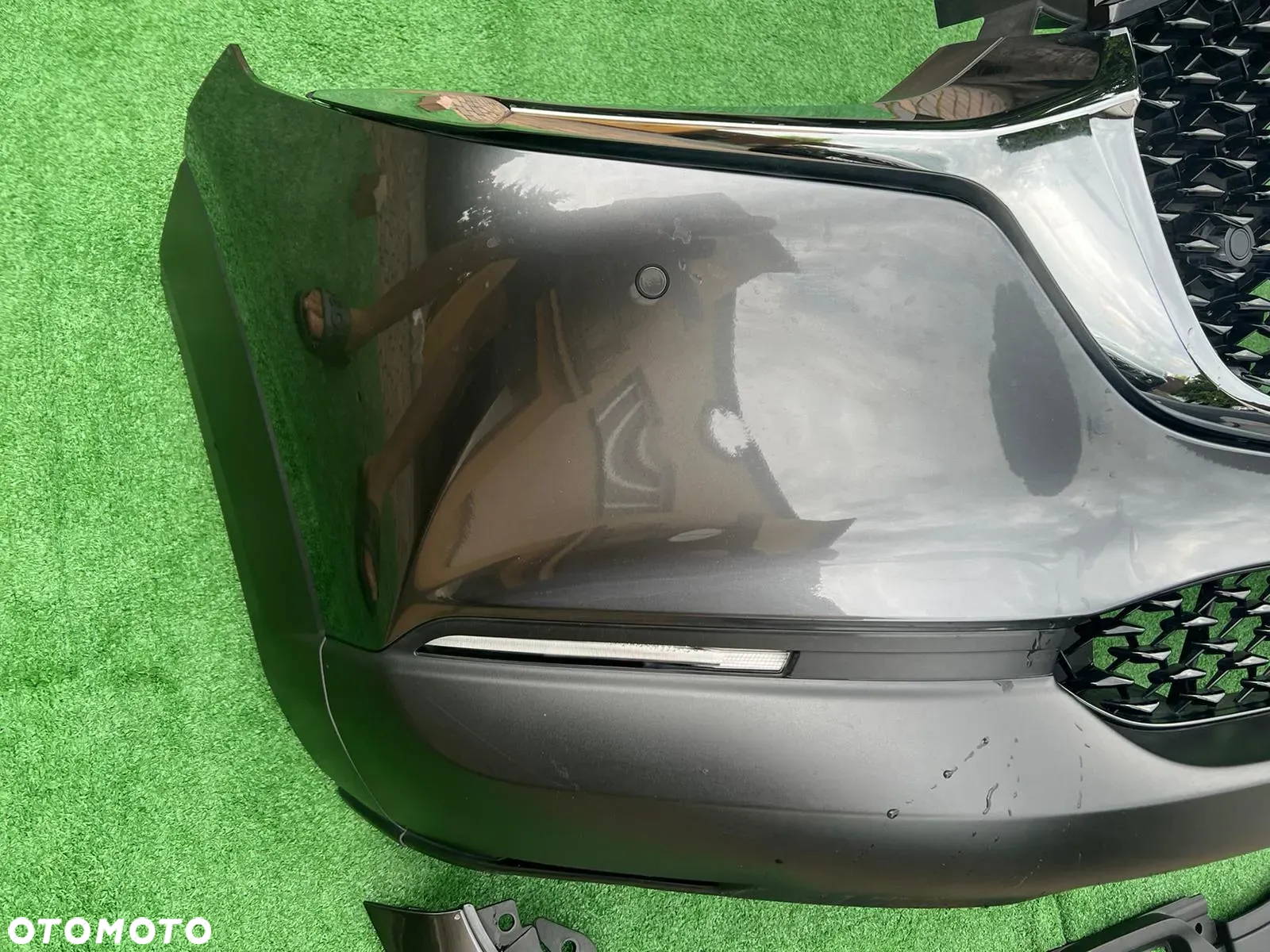 MAZDA CX-30 CX30 CX 30 Kompletny przedni zderzak w kolor 46G Machine grey kamera znaczek blenda - 4
