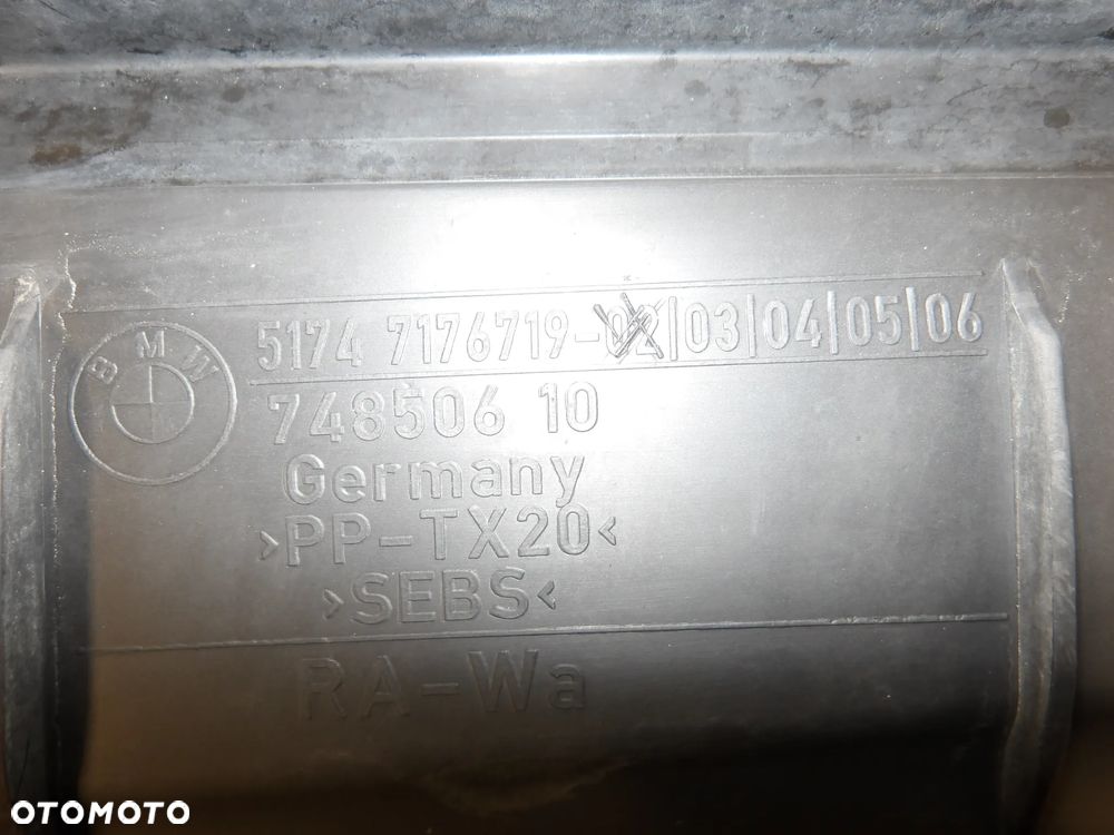 BMW E60 LIFT 07-10 KIEROWNICA POWIETRZA OBUDOWA CHŁODNICY 51747176719 - 3