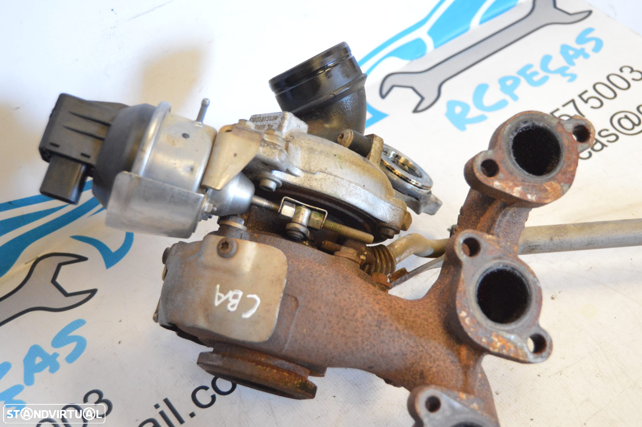 TURBO ORIGINAL 03L253016F 03L253016 50160036 00821 BV43B 0139 VW VOLKSWAGEN PASSAT B6 2.0 TDI 16V 140CV CBA CBAB - 4
