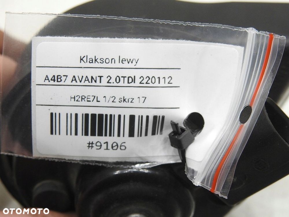 SYGNAŁ KLAKSON LEWY AUDI A4 B7 - 7