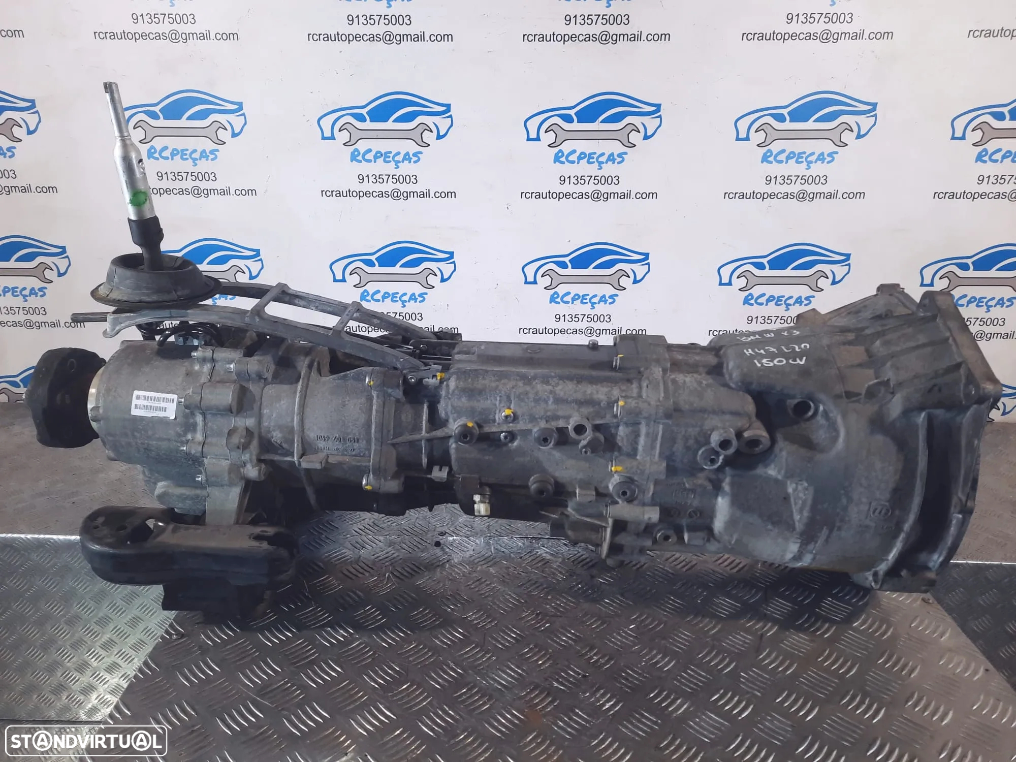 CAIXA VELOCIDADES MANUAL BMW X3 E83 2.0D 16V 150CV M47D20 204D4 HRA GS6X37DZ-THRJ GS6X37DZ THRJ X3 LCI - 2