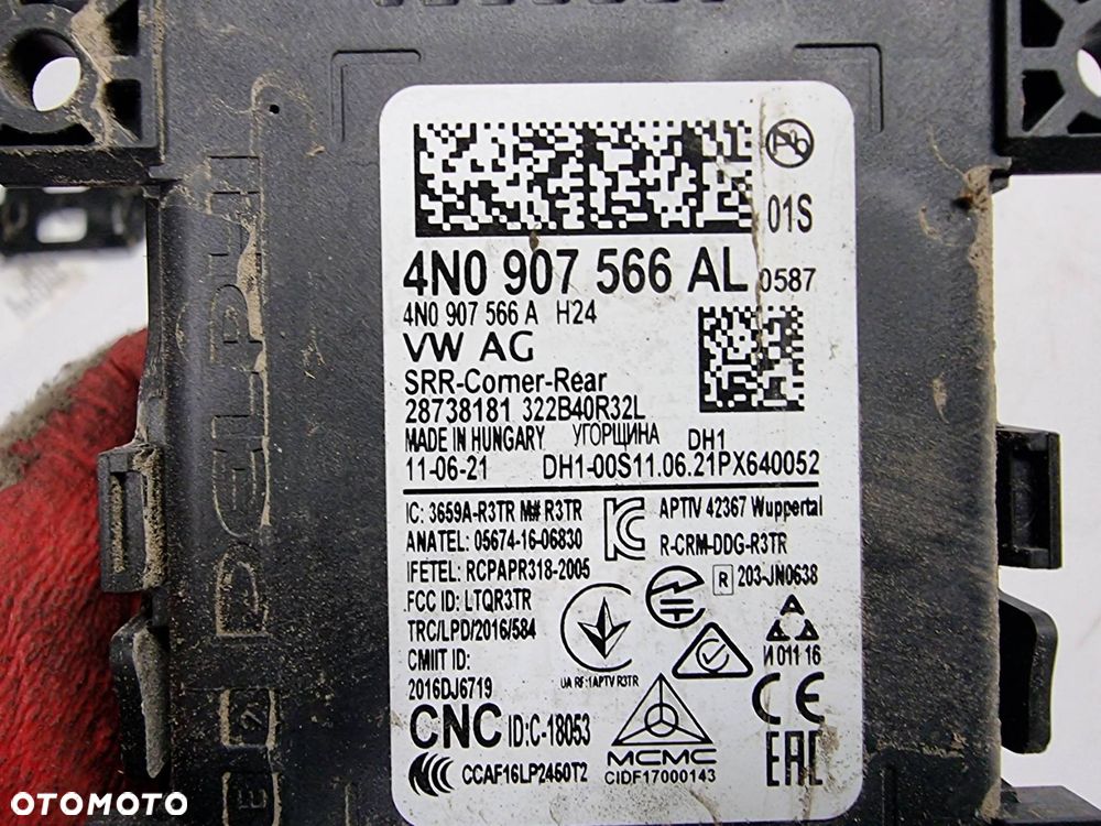 ASYSTENT ZMIANY PASA AUDI A6 C8 ALLROAD 4N0907566AL - 3