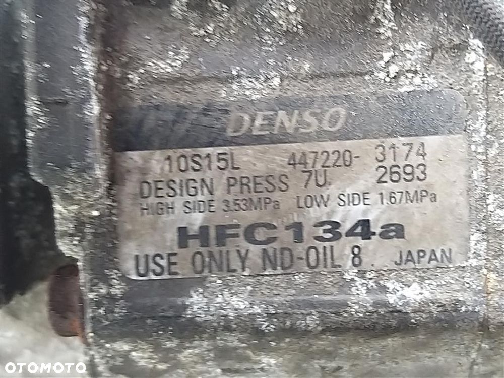 Sprężarka klimatyzacji LEXUS IS200 I 2.0B 155KM 1999-2005 DENSO 447220-3174 - 4