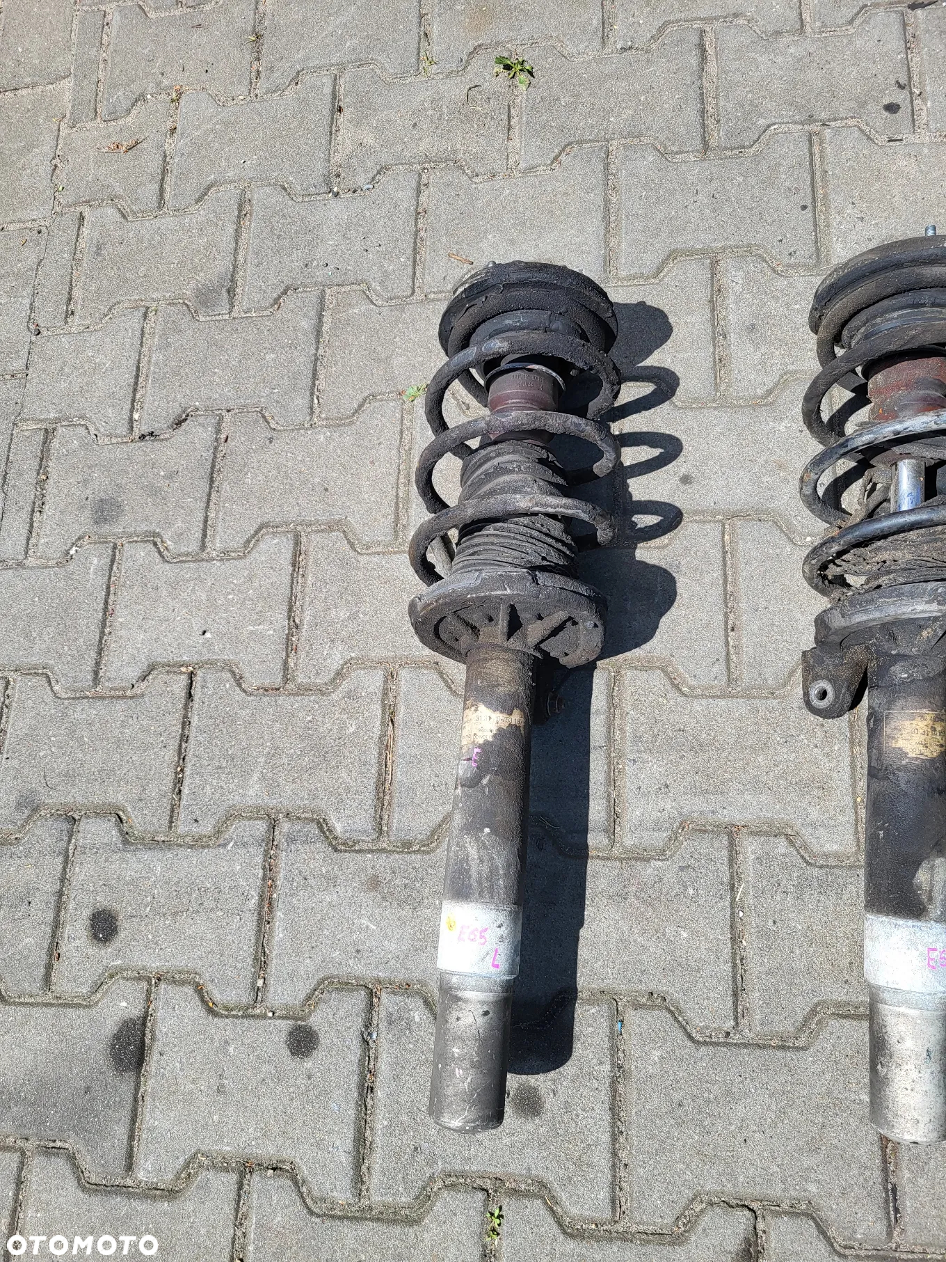 BMW 7 E65 AMORTYZATOR LEWY PRAWY PRZÓD PRZEDNI 6753187 6753188 - 2
