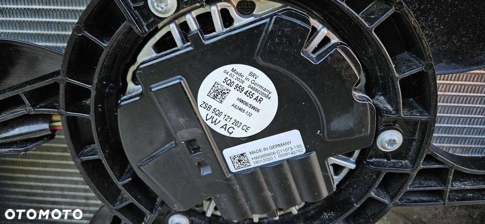 Skoda Superb 3 III 3V LIFT 2019-2023 2.0 TFSI Kompletne wzmocnienie czołowe Pas przedni Chłodnice wentylator 5Q0816411AR 5Q0121251GN 5Q0959455AR - 16