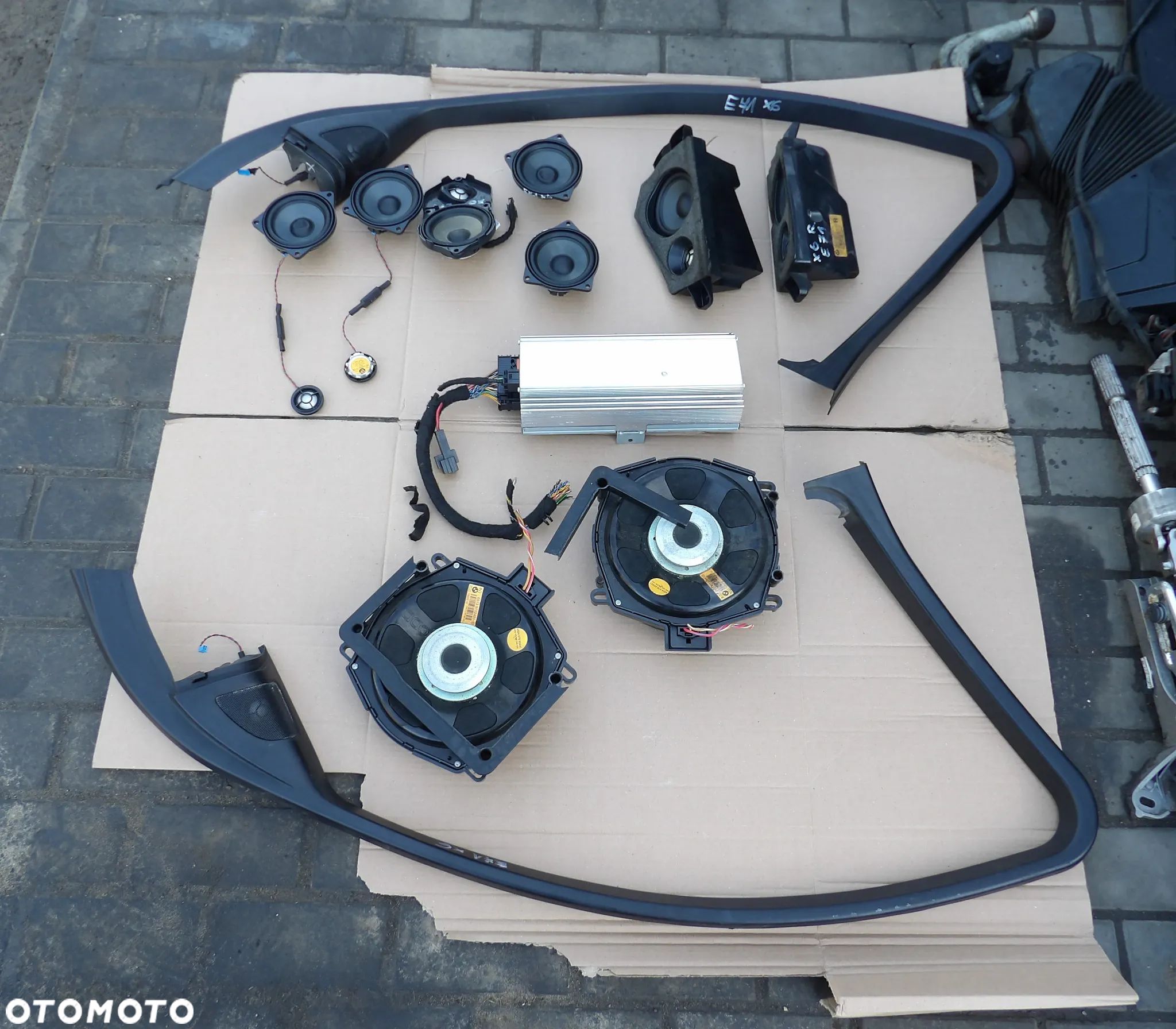 BMW - E71,X6 - KOMPLETNE NAGŁOŚNIENIE HIFI - AUDIO - 9180183  9112472  9112491  9112470 - 1