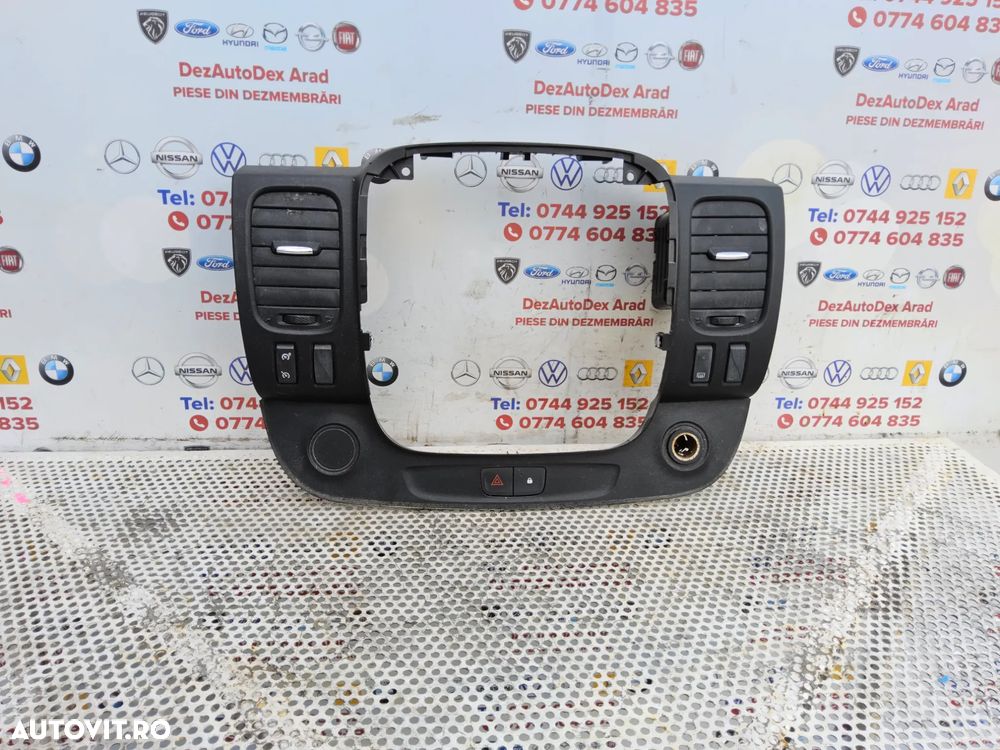 Grile ventilație Renault Trafic 2014-2020 Opel Vivaro Nissan nv300 grile aer centrale buton pilot avarii butoane - 2