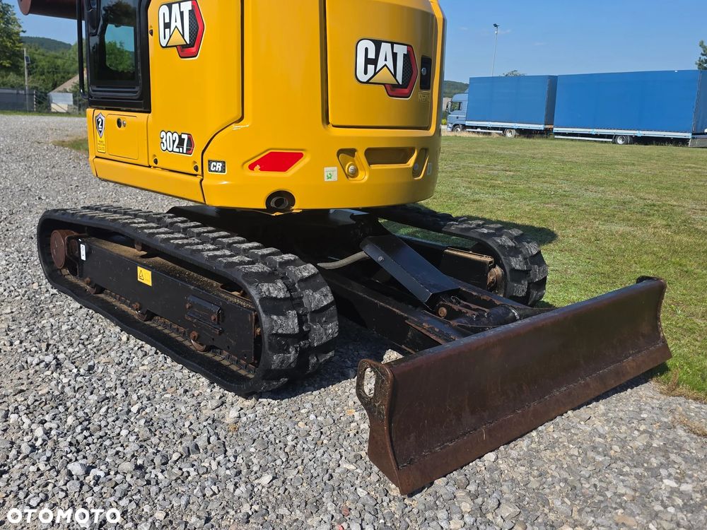 Caterpillar CAT 302.7 CR mini koparka szybkozłącze 3 łyżki piękna serwisowana 1 wł JCB sprowadzona w oryginale - 14