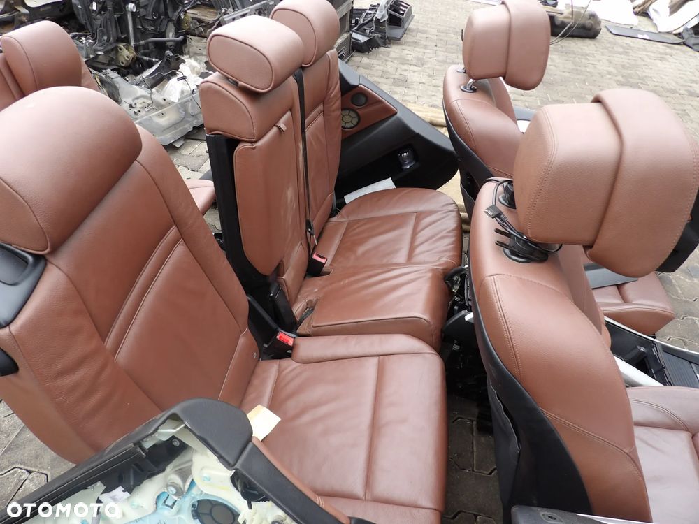 BMW - E70,X5 - FOTELE , KANAPA , TUNEL ŚRODKOWY , BOCZKI - UK - SPORT PO LIFT - OGRZEWANE - KOMPLET - 5