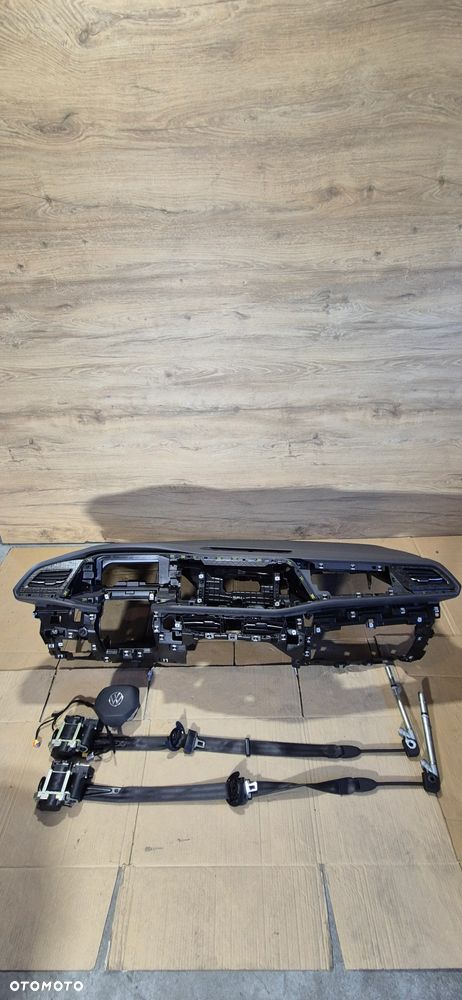 VW T7 MULTIVAN KONSOLA DESKA KOKPIT AIRBAG PASY PODUSZKI ORYG 22r - 2