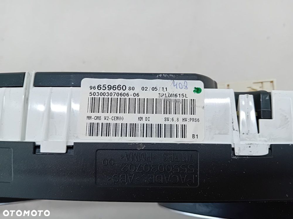 LICZNIK PEUGEOT 508 9665966080  9675167180 2.0 HDI - 9