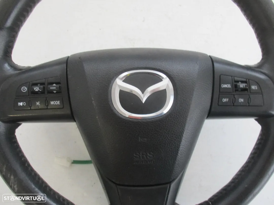 Volante em pele Mazda 6 2010 Airbag - 5