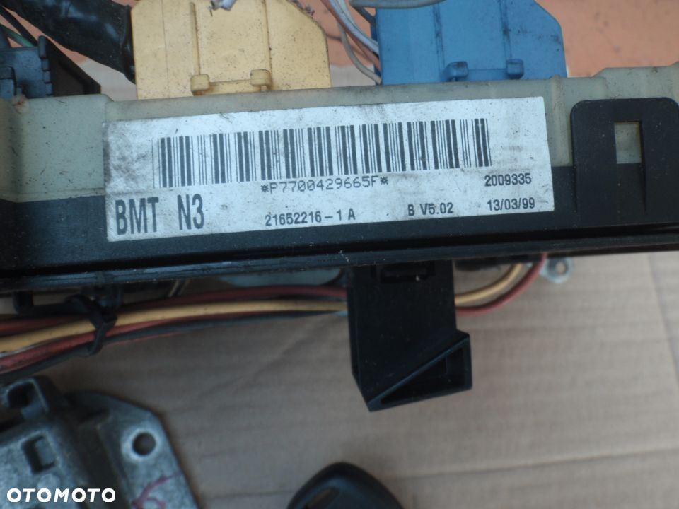 komputer sterownik moduł kluczyk zamek centralka renault clio II lift modus 1.2 kango 1.9 - 4