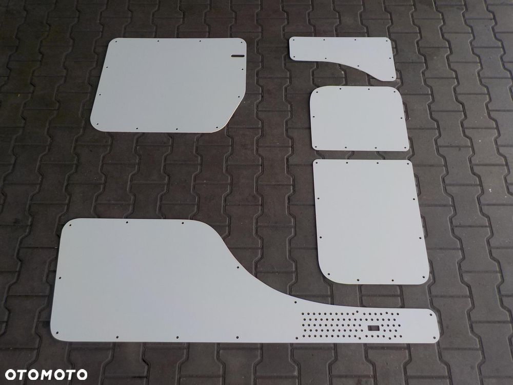 VW CADDY 03-20' TAPICERKA TAPICERKI BOCZKI BAGAŻNIKA TYŁ KRÓTKI KOMPLET DRZWI - 2